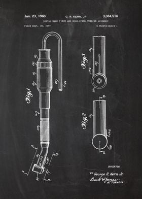 1957 Dental Hand Piece and