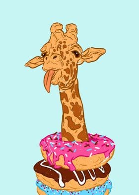 Donuts giraffe