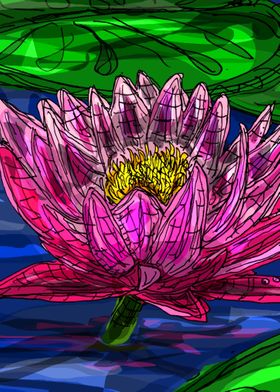 Pink Lotus Flower