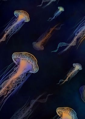 Bright jellyfish