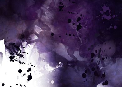 Abstract Watercolor Purple