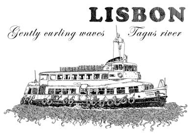 Tagus River Boat Lisbon