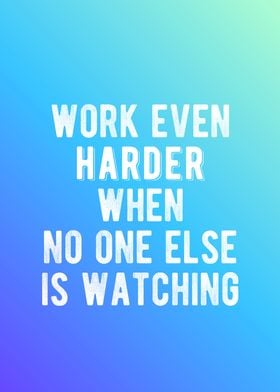 Work Harder 