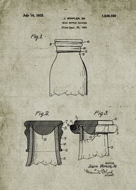 1924 Milk Bottle Closure