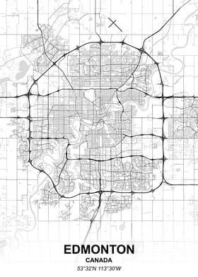 Edmonton city map