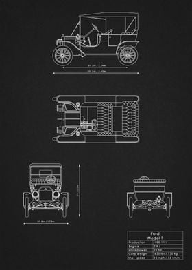 Ford Model T Blueprint