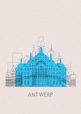 Antwerp Skyline