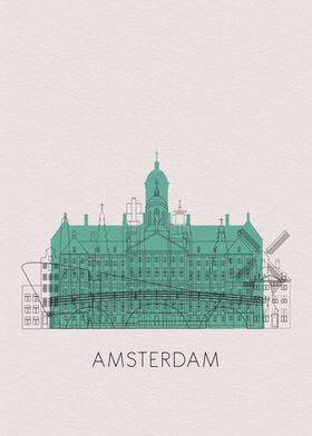 Amsterdam Skyline