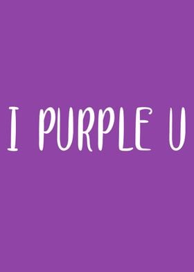  i purple u