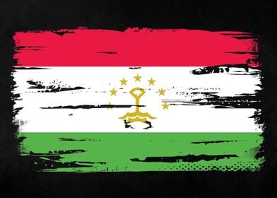 Tajikistan Flag