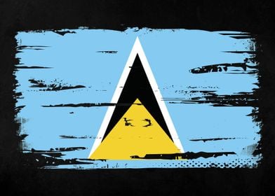 Saint Lucia Flag