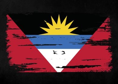 Antigua  Barbuda Flag