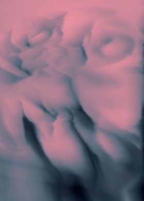 Abstract pink rose