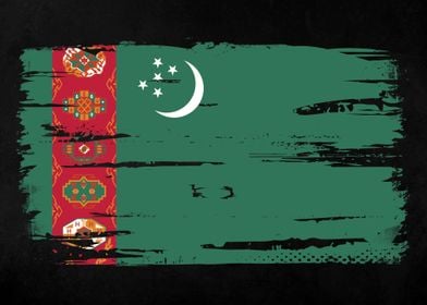 Turkmenistan Flag