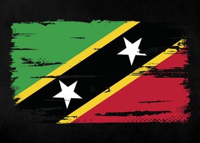 Saint Kitts and Nevis Flag