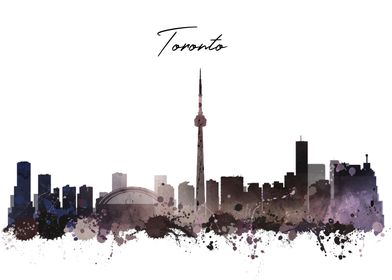 Toronto Skyline Night Time