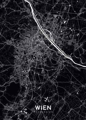 Wien map black