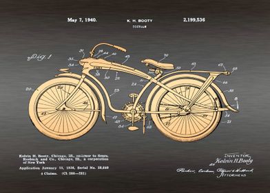 1940 Sears Bicycle Patent