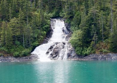 Alaska Waterfall