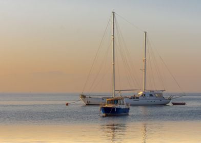 Boats in the bay