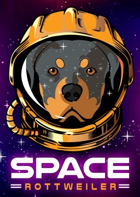 Space Rottweiler Dog Mom