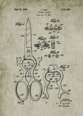 1937 Kitchen Scissors