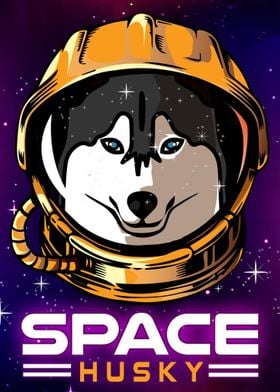 Space Siberian Husky