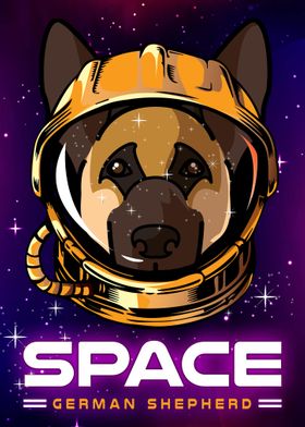 Space German Shepherd 