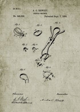 1886 Dental Matrix