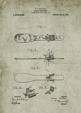 1913 Dental Intrument