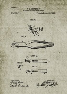 1896 Dentists Cap Crown