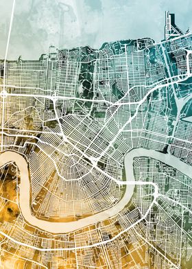 City Maps Teal Orange-preview-1