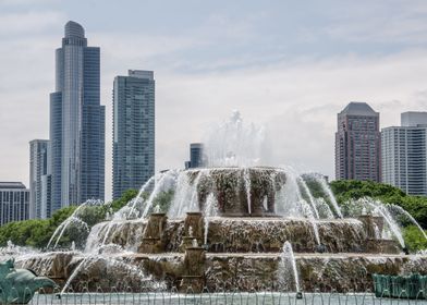 Fountain in Chicago
