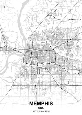 Memphi city map