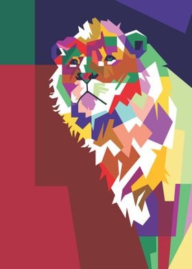 Amazing Lion King Colorful