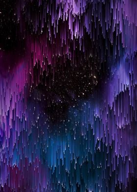 Ultraviolet Glitch Galaxy