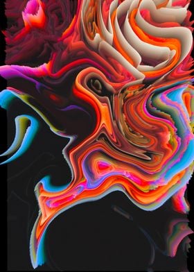 colorful abstract  glitch