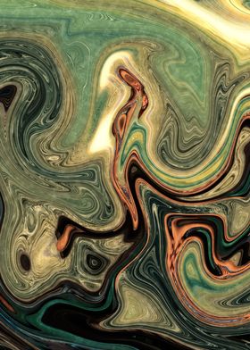 Abstract Marble Painting 