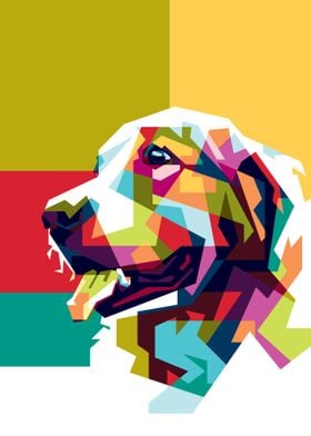 colorfully dog wallpaper