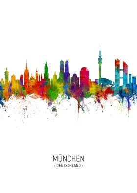 Munich Germany Skyline