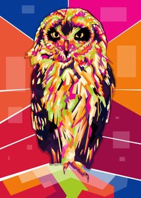 Owl WPAP Style
