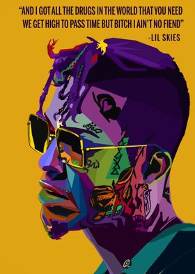 Lil Skies Wpap Pop Art