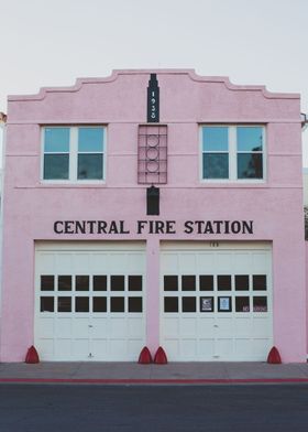 Pink Fire Station