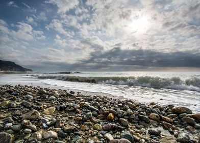 Winter beach