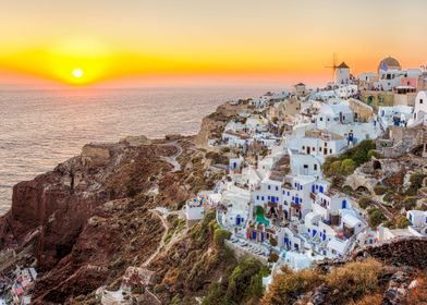 Oia Sunset in Santorini