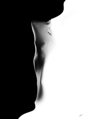 Woman nude silhouette 6