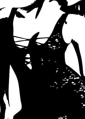 Woman silhouette 1