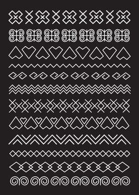 Black pattern