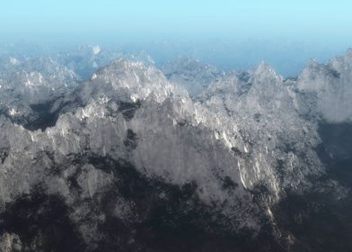 White peaks