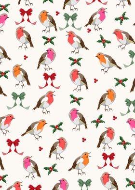 Christmas Robin Pattern